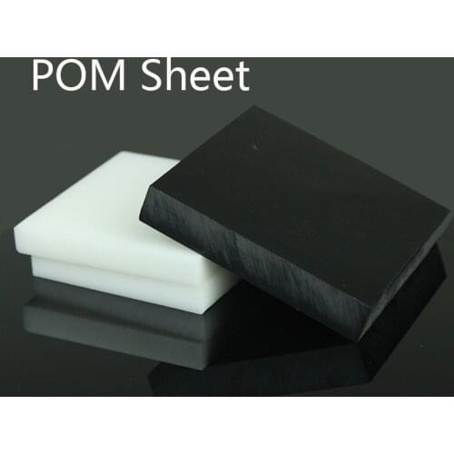 Black/White POM Sheet Board Hard Plastic Polyoxymethylene Plate Thickness 5 6 8 10 Mm CNC Model Board DIY Raw Material