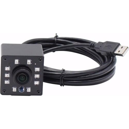 ELP 2MP CMOS AR0330 fisheye lens 1080P H.264 mini ir night vision infrared usb webcam web camera for car radio for Android
