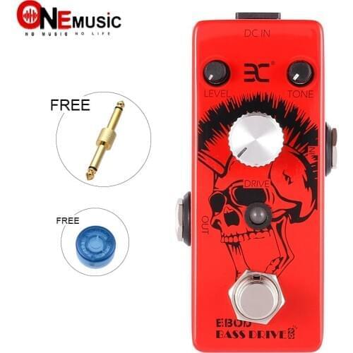 EX Bass Micro Pedal EBOD Bass Overdrive Pedal Bass Effect Pedal Full Metal Shell True Bypass Bass Pedal
