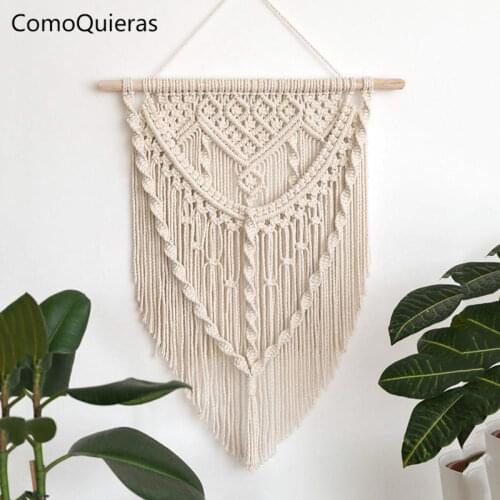 Boho Home Decor Tapestry Wall Macrame Woven Tapestry Nordic Bohemian Style Homestay Farmhouse Apartment Decoration