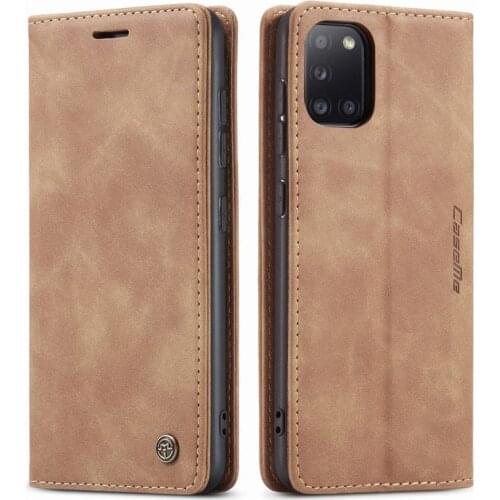 Leather Case For Samsung A31 A41 A51 A71 Luxury Magnetic Flip Wallet Bumper Plain Phone Cover For Galaxy A80 A81 A91 A 51 Coque