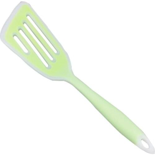Kitchen Cooking Turner Silicone Slotted Wide Turner Spatula Frying Spatula Fish Slice Cookware Kitchen Utensil Cooking Tool