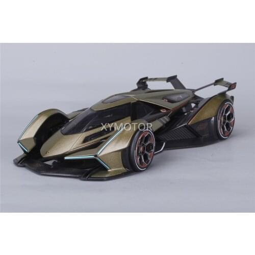 Maisto 1/18 For Lamborghini V12 Vision GT Concept Diecast Model Car Toys Gifts Collection Display Green/Blue Metal