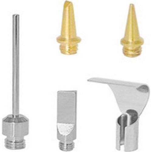 5pcs Soldering Iron Tip Exquisite Pen Type Gas Soldering Iron Tip Station Tool Multifunction Auto-rest Welding Repair Tool Set