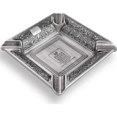 Desktop Indoor Ashtray Kit Stainless Luxury Cigar Ashtray Boyfriend Living Room Escritorio Accesorio Desk Accessories EA6YHG