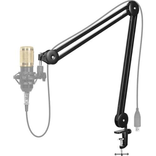 New Design Adjustable Arm Stand Suspension Scissor Microphone Mic Stand for blue yetis studio microphone without Springs