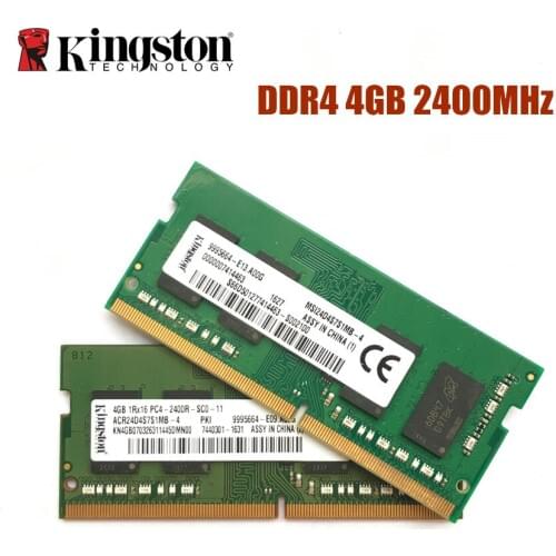 Kingston DDR4 4G 8G Laptop Memory RAM 4GB 8GB PC4 2133 2400 Memoria DRAM Stick for Notebook 100% Original Free shipping