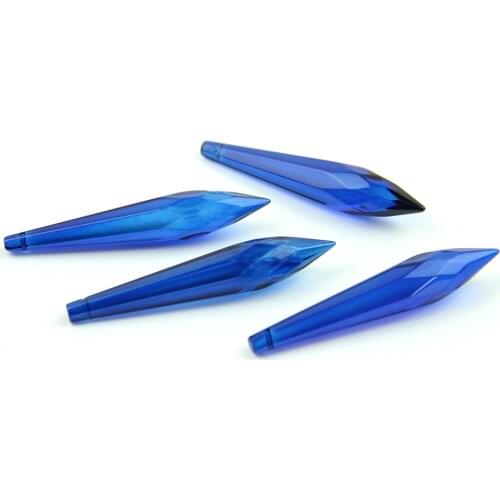 38MM/63MM/76MM Dark Blue Crystal U Drop Ornament Prism Chandelier Hanging Pendant