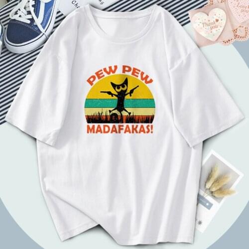Pew Madafakas Short Sleeve Oversize Tshirts Hip Hop Harajuku Womens T-shirts Fashion Outdoor Cosplay Tops Tees Poleras Female