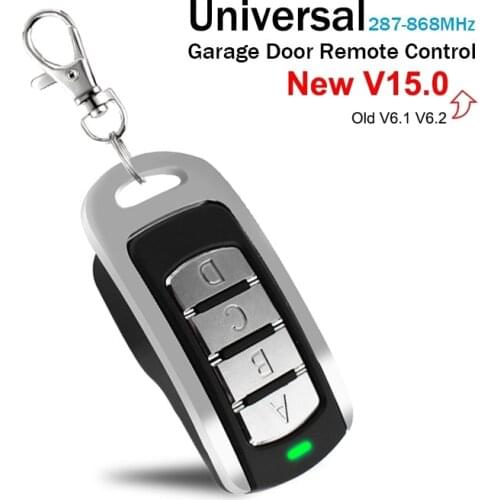 SMGV15.0 Garage Door Remote Control 280-868MHz Duplicator Auto Scan 433.92mhz 433mhz Garage Command Clone Gate Opener 2021