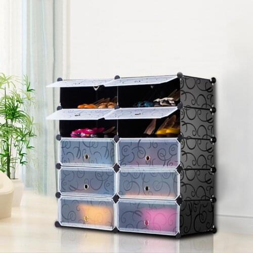 Shoe Rack Multi-layer Simple Household Economical Shelf Dormitory Door Storage Rack Plastic Assembly Shoe Cabinet HWC