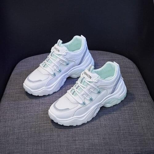 Tennis Female Platform Sneakers Womens Shoes for Women 2021 Spring Chunky Shoes Woman Fashion Casual Sneakers Sole Basket New