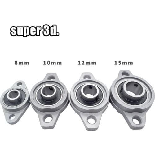 1pcs KFL8/KFL10 /KFL12/KFL15 Shaft Ball Bearing Pillow Block Support Hosing Bearing Seat Pedestal for 3D printer