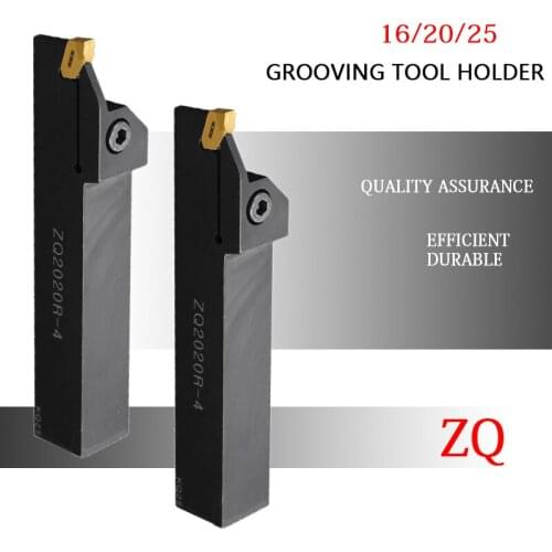 1PCS ZQ ZQ1616R ZQ1616 ZQ2525R ZQ2020R ZQ2020 ZQ2525 Grooving Tool Holder External Turning Tool Outside Diameter Slotting Knife