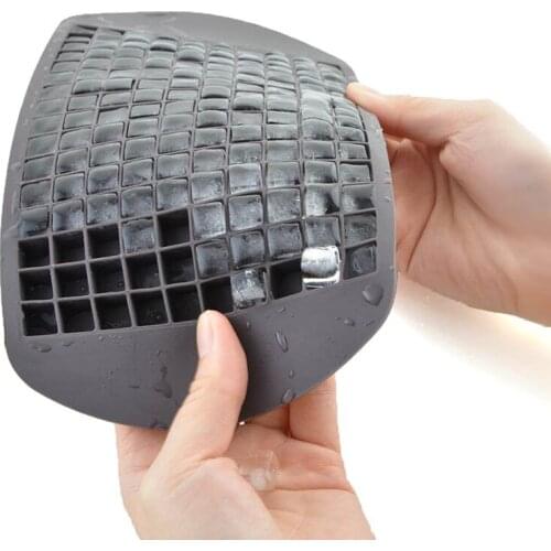 160 Grids DIY Creative Ice Tray Small Ice Cube Square Shape Silicone Mold Fruit Ice Cube Maker Bar Kitchen Accessories Hotsale