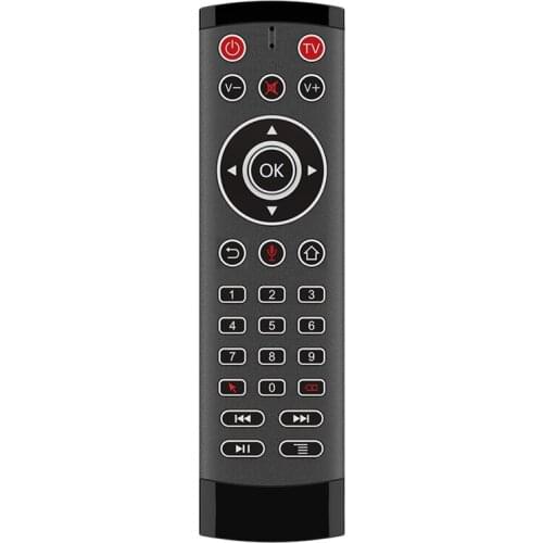 2.4G Smart Remote Control Air Mouse Voice Remote Control Intelligent Remote Control T1-PRO-TV for Smart TV/Set Top Box