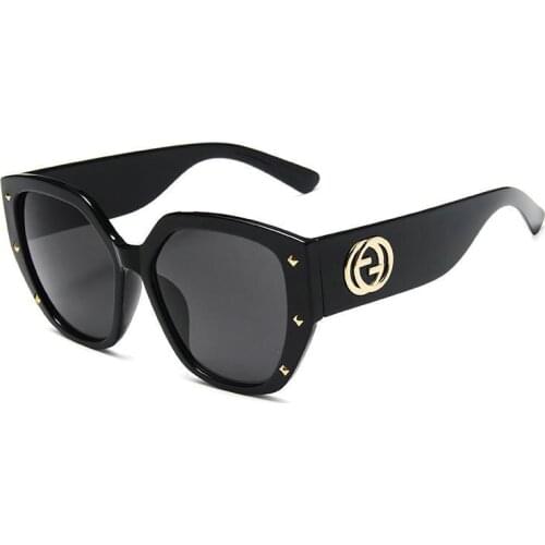 2021 oval Oversized Sunglasses Women Luxury Transparent Gradient Sun Glasses Big Frame Vintage Eyewear Square Glasses For Lady