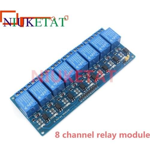 8-Channel Relay DC5V with light coupling protection expansion board have a single way 8 road relay module DC 5v For Arduino