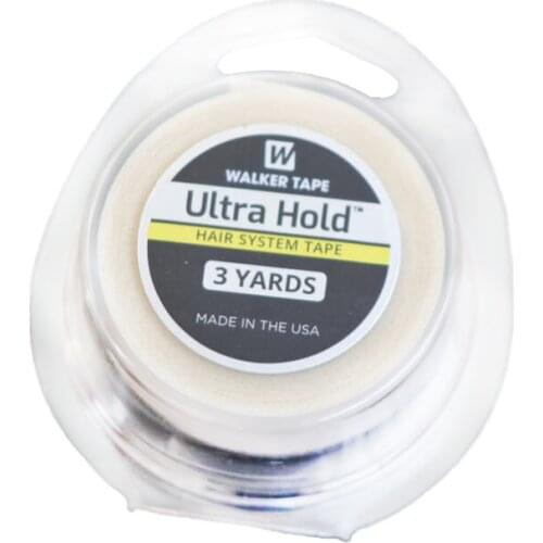 Free shipping 1 pcs 3/4*3yard ULTRA HOLD TAPE Double Sided Adhesive Hair Tape For Tape Extension/Toupee/Lace Wigs