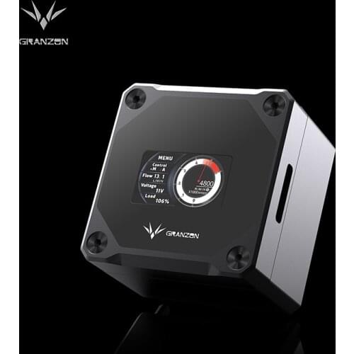 Bykski Granzon Computer Water Cooling DDC PWM Pump With Digital Display Screen,1800~4800RPM,6M Lift,700L/H,4PIN Molex GFM