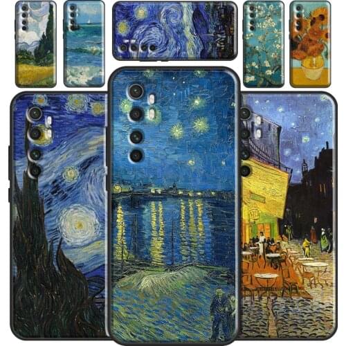 Van Gogh Art Oil Painting Phone Case For Xiaomi Mi 11 Lite 9 10 9T 10T Pro POCO X3 M3 Pro F3 Mi 11 Ultra Back Cover