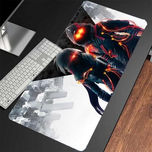 Black and White Mouse Pad Shadow Office Desk Protection Pads Gamer Non-slip Mat Laptop Keyboard Mouspad Carpet Waterproof Kawaii