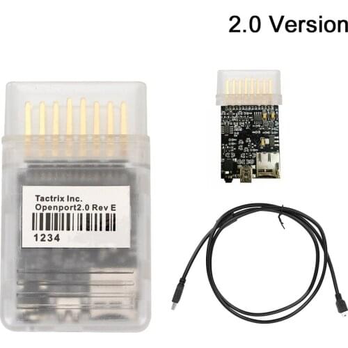 ECU FLASH For Toyota Mitsubishi Subaru Car Diagnostic Tool OBD2 OBDII Connector Tactrix Openport 2.0 ECU Chip Tuning Tool