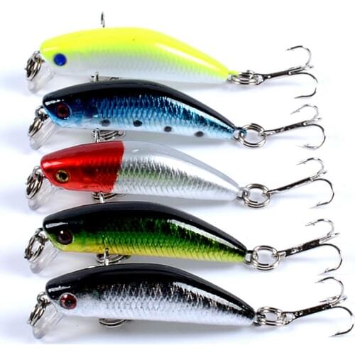 Minnow Mini Fishing Lure 4.5cm 2.8g Topwater Hard Bait Fishing Tackle Artficial Hard Bait Carp Fishing Crankbaits Accessory