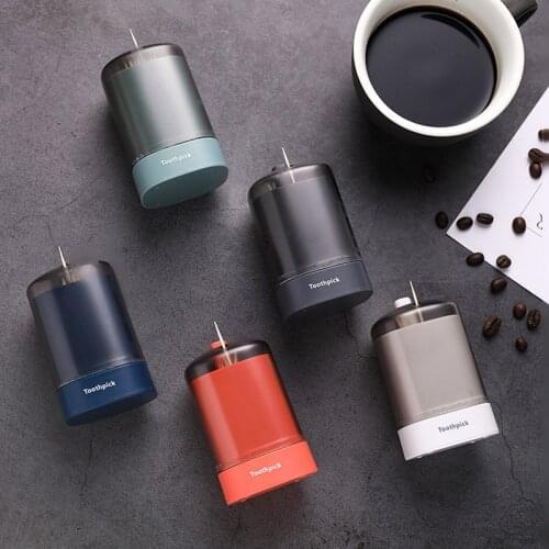 Creative Automatically Pops Up Toothpick Box Living Room Dining Room Toothpick Storage Box High Quality Household Accessories