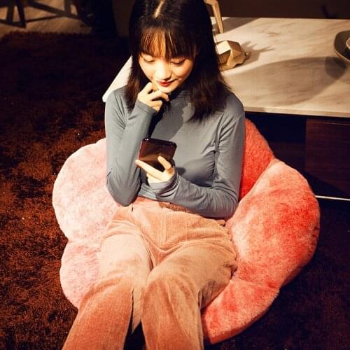 Kawaii colorful flower mat cushion plush mini sofa creative deco for girl gift 2 size DY50804