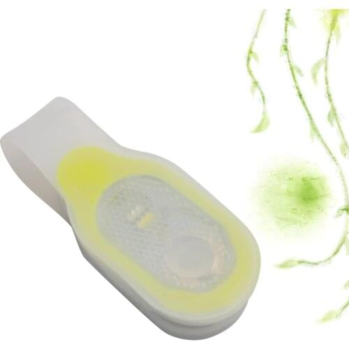 Multifunctional Magnetic Safety Warning Light Outdoor Running Lights Glowing Clip for Clothes Bike Armband Key Chain (Yellow)