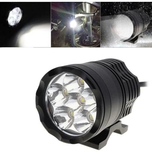 Motorcycle Headlight 3500LM Yellow Driving Flash Lamp Motorbike Spot Light 36W Motorcycle Accessories For ATV Dirt Bike Scooter