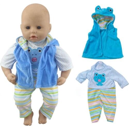 New Jumpsuits Fit For 46cm Baby Annabell Doll 18 inch Reborn Baby Doll Clothes