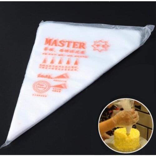 10/50/100PCs Disposable Pastry Bags Cake Decoration Kitchen Icing Food Preparation Bags Cup Cake Piping Tools For Baking