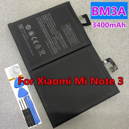 Original New 3300mAh BM3A Battery For Xiaomi Mi Note 3 Batteries