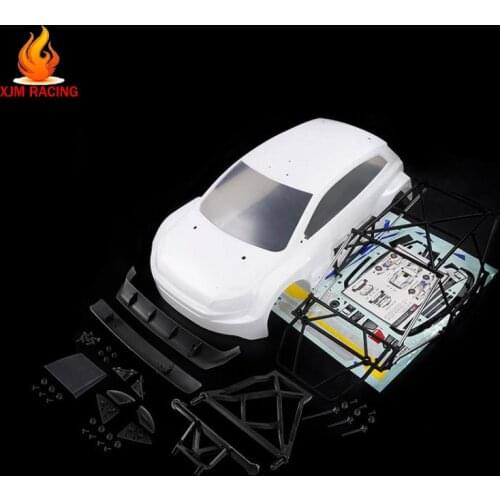 Plastic Body Cover Body Shell with Full Protection Roll Cage for 1/5 ROVAN ROFUN RACING RF5 4WD WRC Rally MCD Rc Car Toys Parts