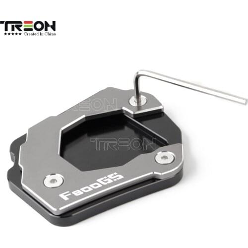 SIZE 51*51MM For BMW F800GS 2008 - 2016 2017 2018 2019 2020 Motorcycle CNC Kickstand Enlarger Plate Foot Side Stand Plate
