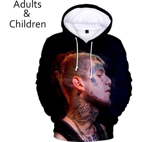 Comfortable 3D Hoodies lil peep Tops Men Sweatshirt Women Harajuku Kids pullovers Casual Hot sale lil peep 3D boys girls Hooded