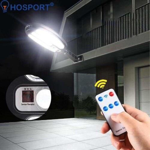 Solar COB Street Lamp Lantern Human Body Sensor Waterproof Intelligent Wall Mounted Light Intelligent Energy Saving