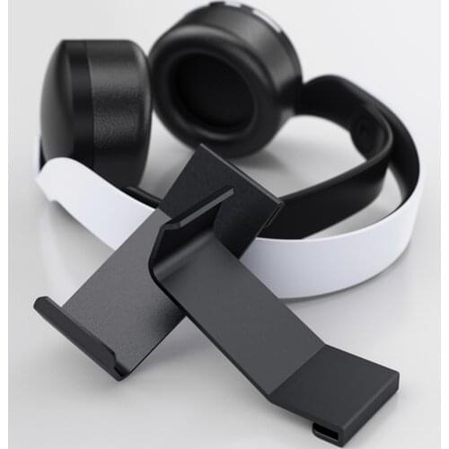 2 Pcs Universal Gaming Headset Rack Free Punch Headphone Storage Rack Host Side Rack Headphone Rack For PS5 Host
