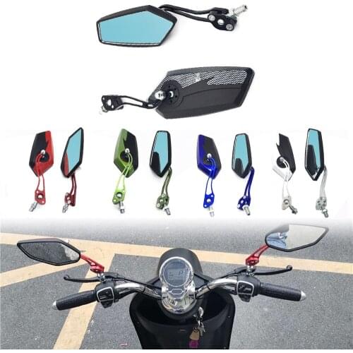 Pokhaomin Universal 8mm 10mm Motorcycle Mirror Motocross ATV Off-Road Biker Moto Motorbike Accessories For Suzuki Yamaha BMW