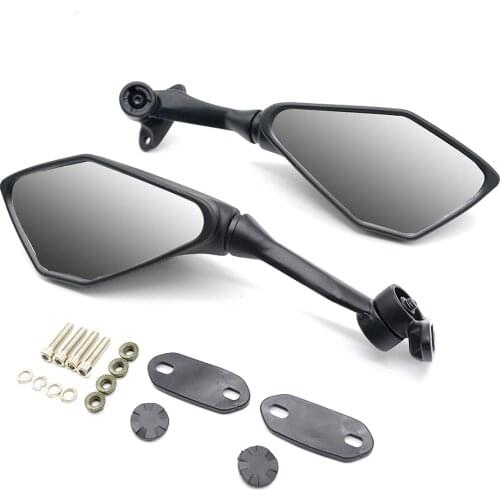 For 1Pair Universal Motorcycle CNC Aluminium Backup Rearview Mirrors accessories mirror For Honda CBR500R CB500F CB500X 2013 201