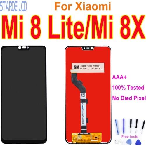 6.26" LCD Display For Xiaomi Mi 8 Lite Mi 8X Touch Screen Digitizer Assembly With Frame Replacement Repair Parts Dropshipping