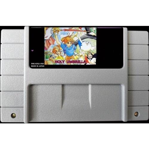 16Bit Games ** Holy Umbrella - Dondera no Mubou!! ( USA Version!! English Language!! )