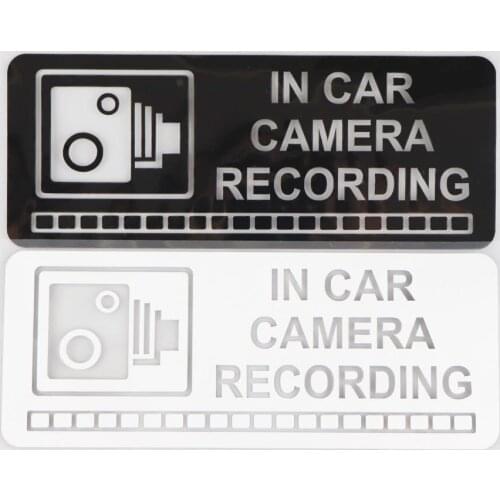 20.4CM*8.1CM In Car Camera Recording Creative Car Styling Stickers Motorcycle