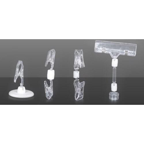 3 pieces / pack 2018 hot ABS plastic mini shelf clip POP magnet advertising clip