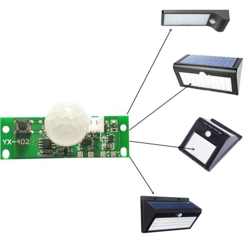 3.7V Solar Lamp Board Control Sensor Light DIY Kit Controller Module Lithium Battery Charger Solar Lamp Replacement Accessories