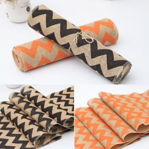 30*275cm Hessian Burlap Lace Table Runner Natural Jute Table Runners for Vintage Country Wedding Party Banquet Decoration