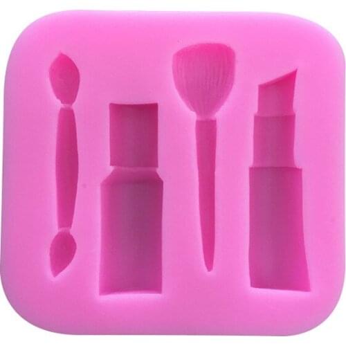 6.2*5.5*1.5CM DIY Sugar Craft Cake Vintage Petal Lipstick Cake Silicone Mold Fondant Mold Cake Decorating Tools Gum Paste Mold