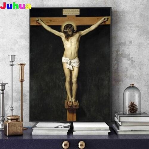 Jesus diy Diamond Painting Mosaic art Christ Crucified 5D Full Square Round religious diamond Embroidery home decor